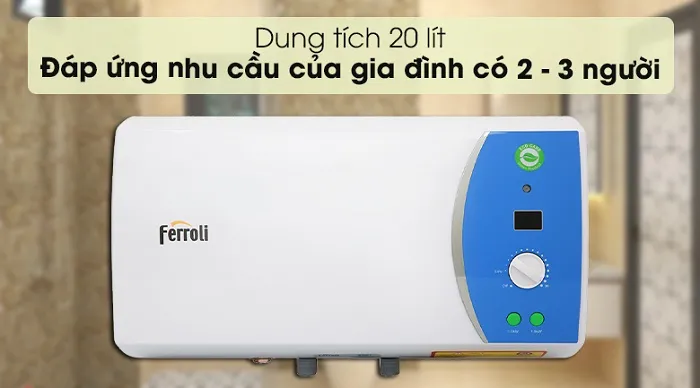 Bình Nóng Gián Tiếp Ferroli VERDI 20L AE 20